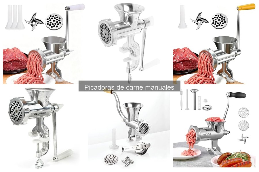 Accesorios indispensables para picadoras de carne manuales