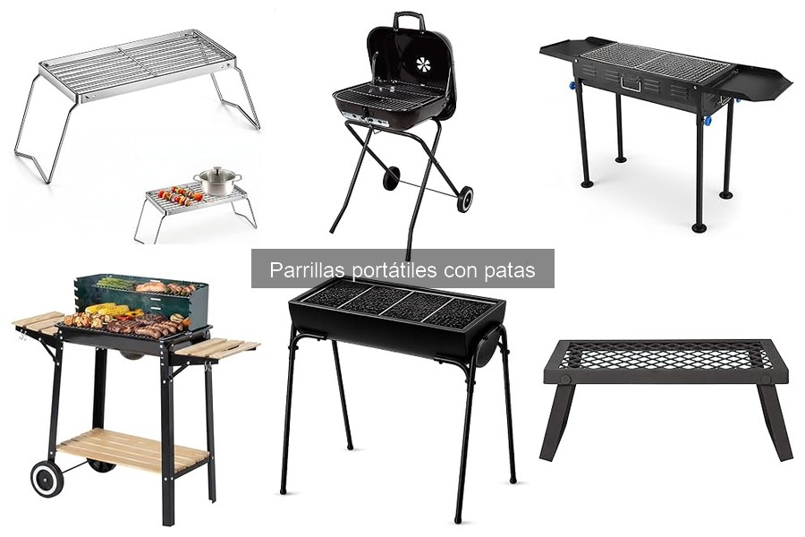 Accesorios útiles para parrillas portátiles con patas