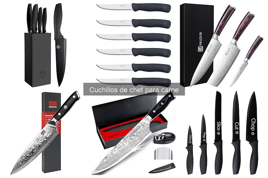 Alternativas a cuchillos de chef para carne en casa