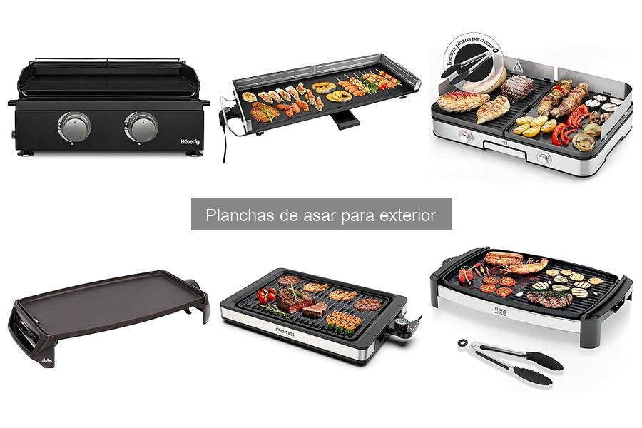 Alternativas a la plancha de asar para exterior