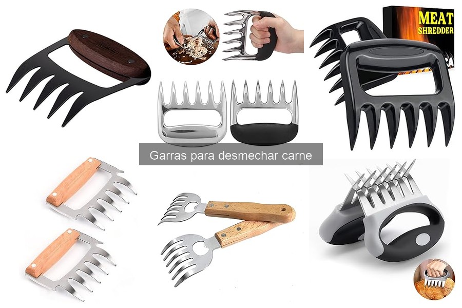 Alternativas a las garras para desmechar carne en casa