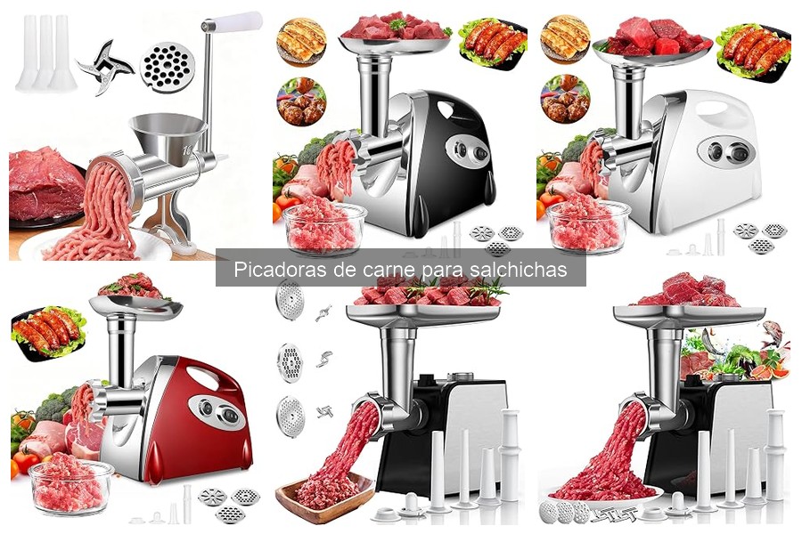 Alternativas a las picadoras de carne para salchichas