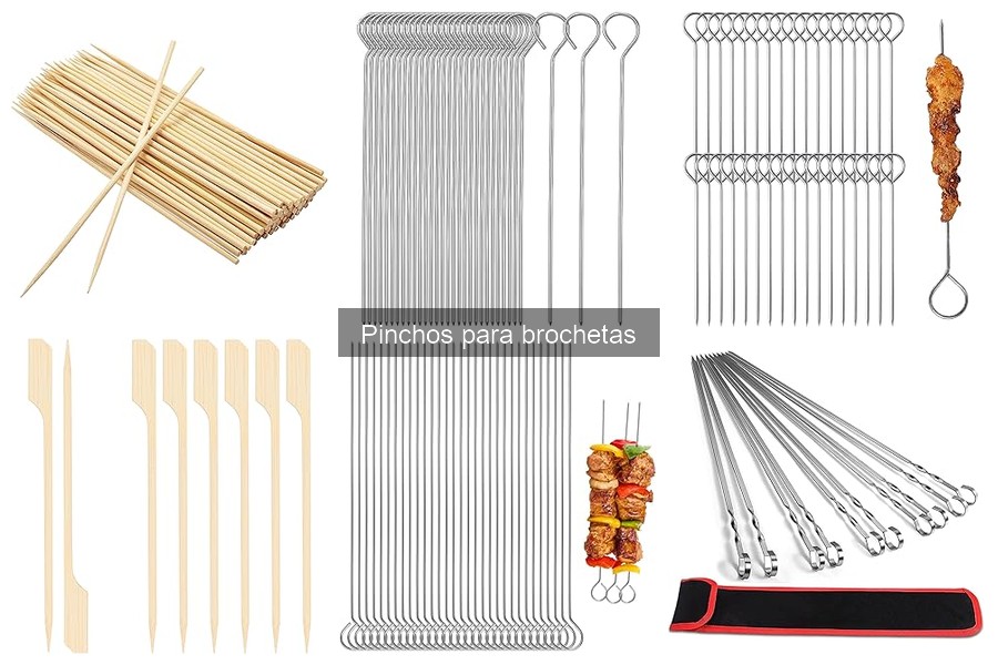 Alternativas a los pinchos de madera para brochetas en casa