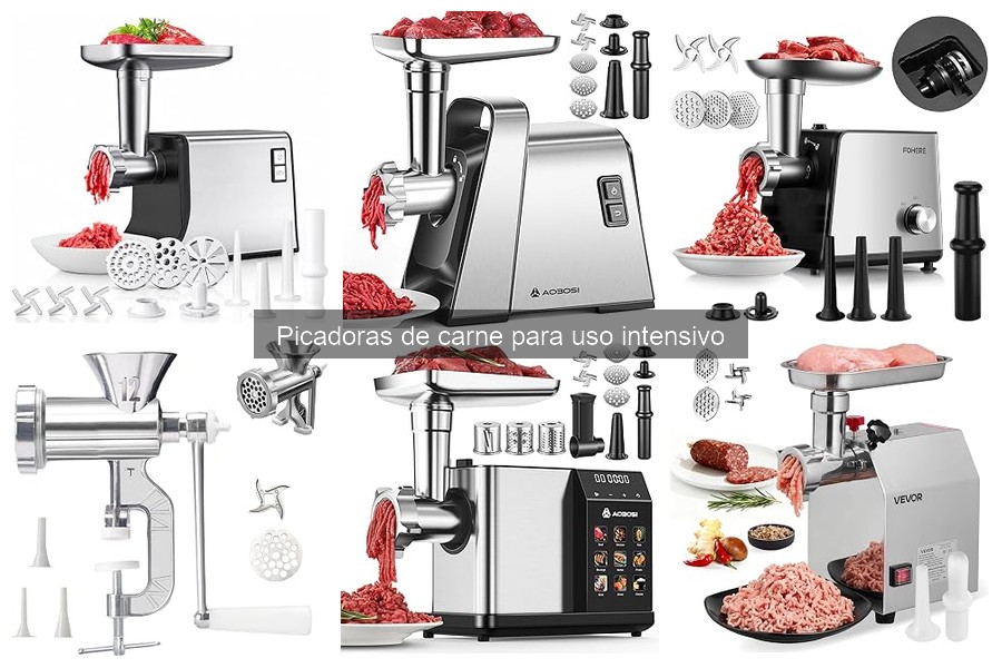 Alternativas económicas a picadoras de carne intensivas