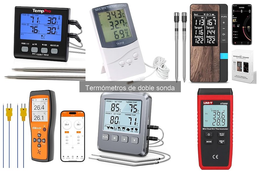 ** Cómo elegir el mejor termómetro de doble sonda para tu cocina