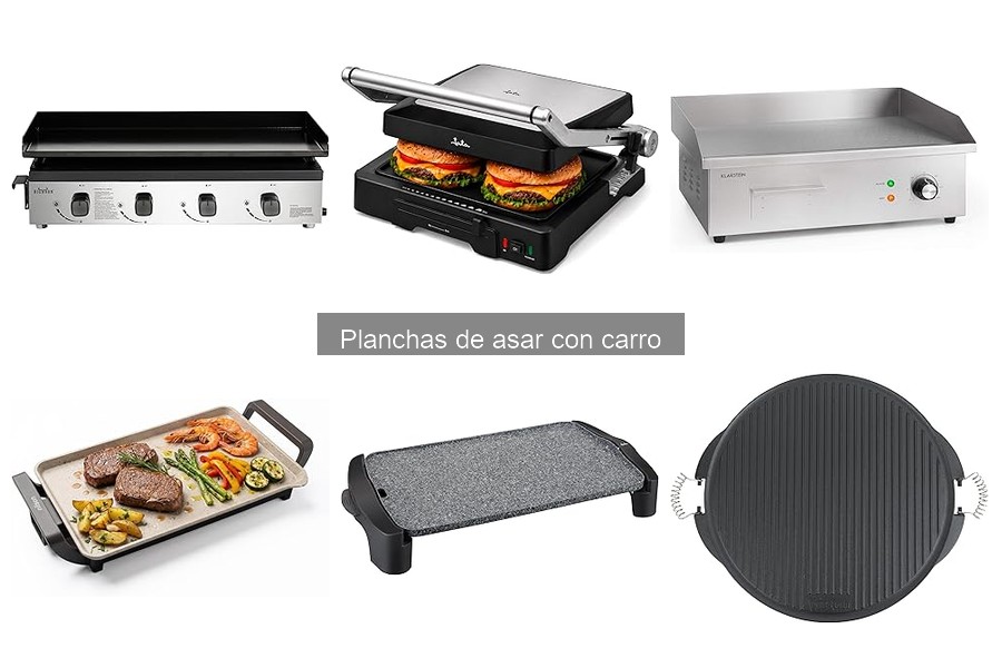 Cómo elegir la mejor plancha de asar con carro