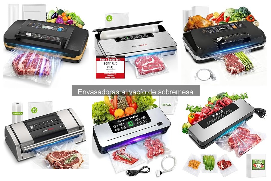 Cómo usar correctamente una envasadora al vacío de sobremesa