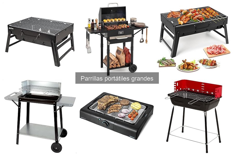 Cómo usar correctamente una parrilla portátil grande