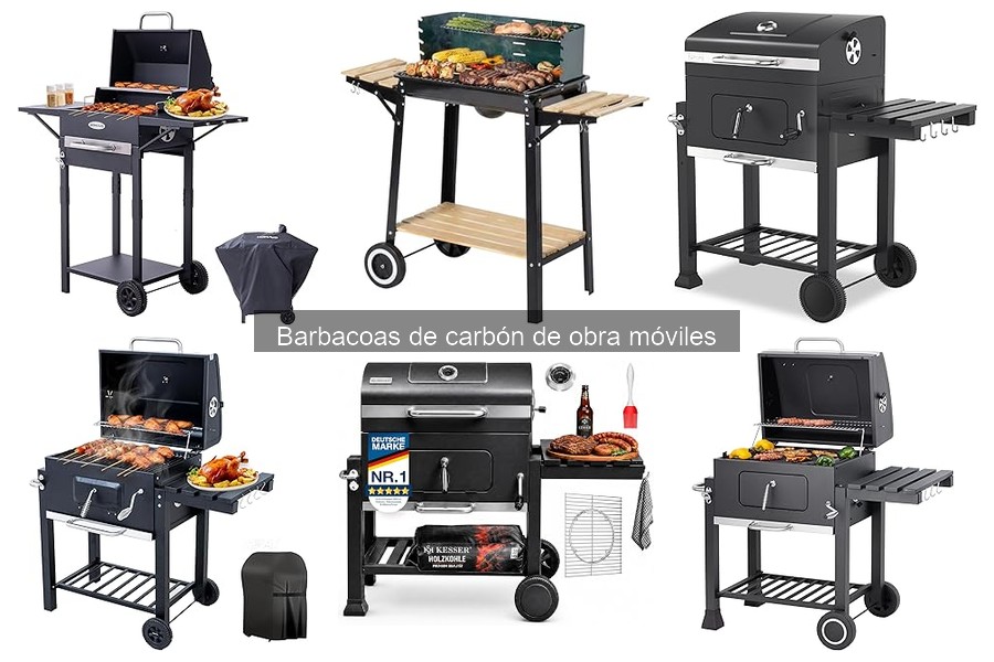 Cómo usar una barbacoa de carbón de obra móvil fácilmente