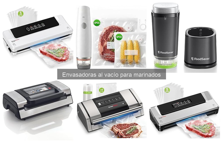 Comparativa de las mejores envasadoras al vacío para marinados 2023