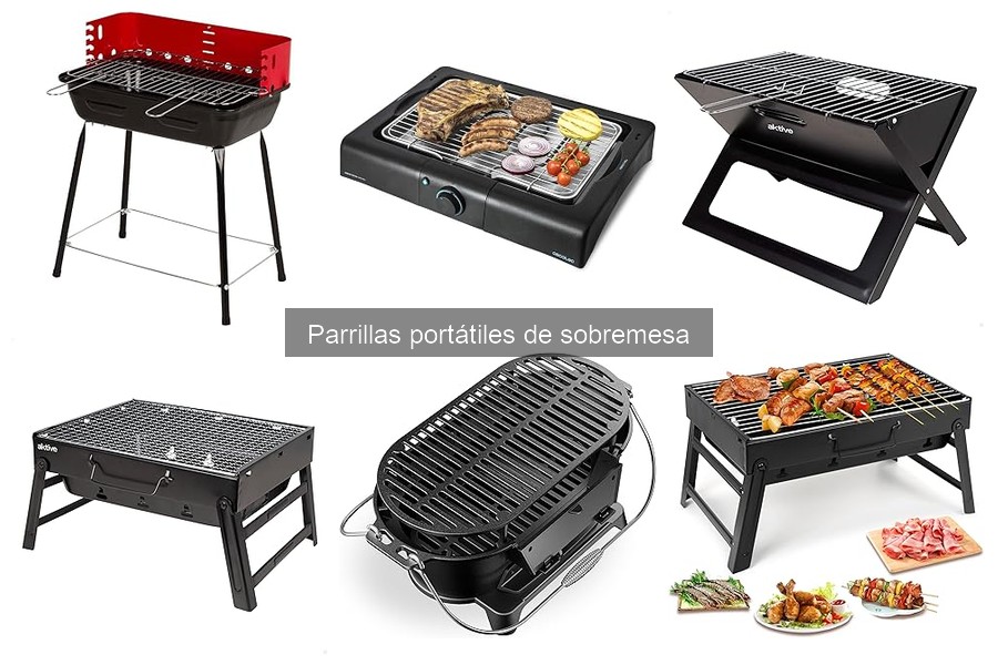 Comparativa de las Mejores Parrillas Portátiles de Sobremesa