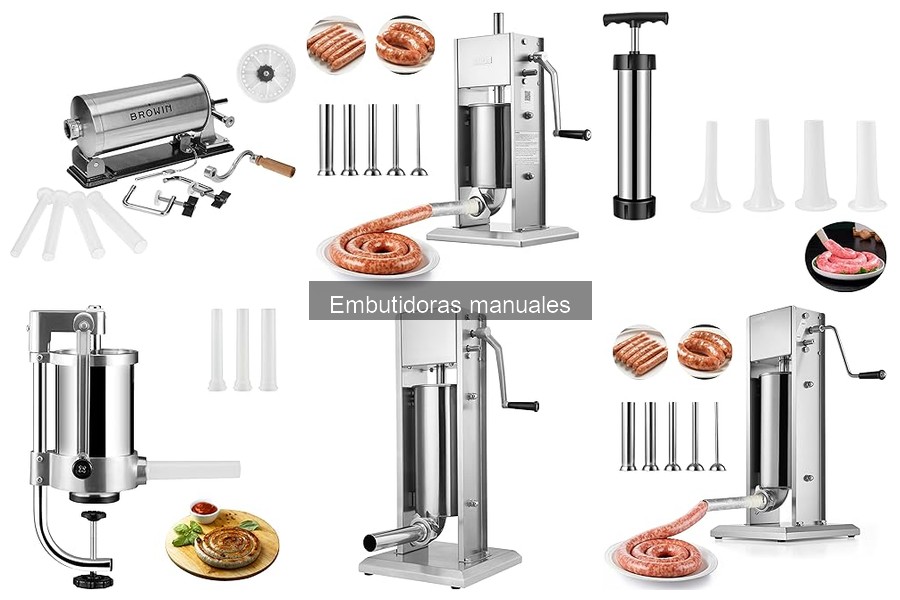 Comparativa de materiales en embutidoras manuales de carne