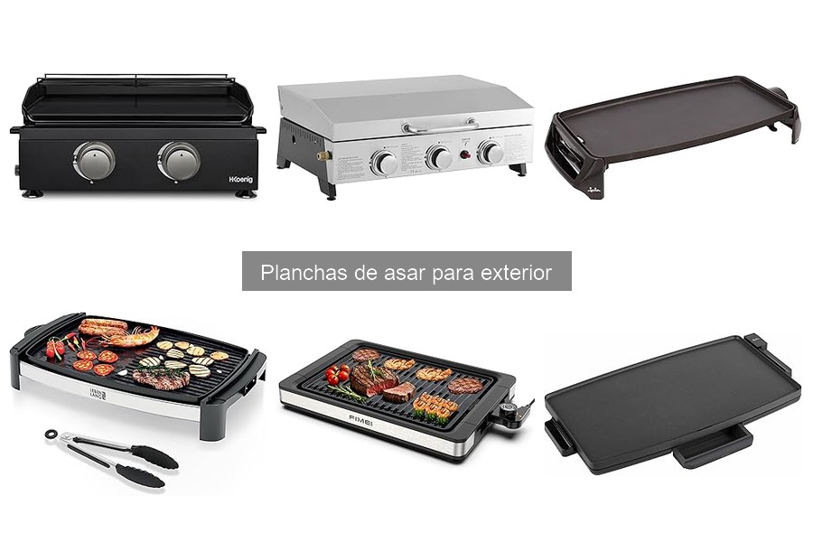 Comparativa de Planchas de Asar para Exterior: Mejores Marcas