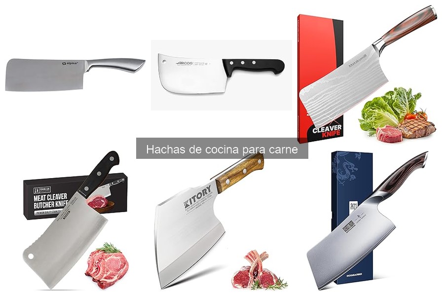 Comparativa: Hachas de Cocina vs. Cuchillos de Chef