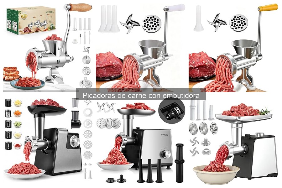 Comparativa: Picadoras de carne manuales vs eléctricas