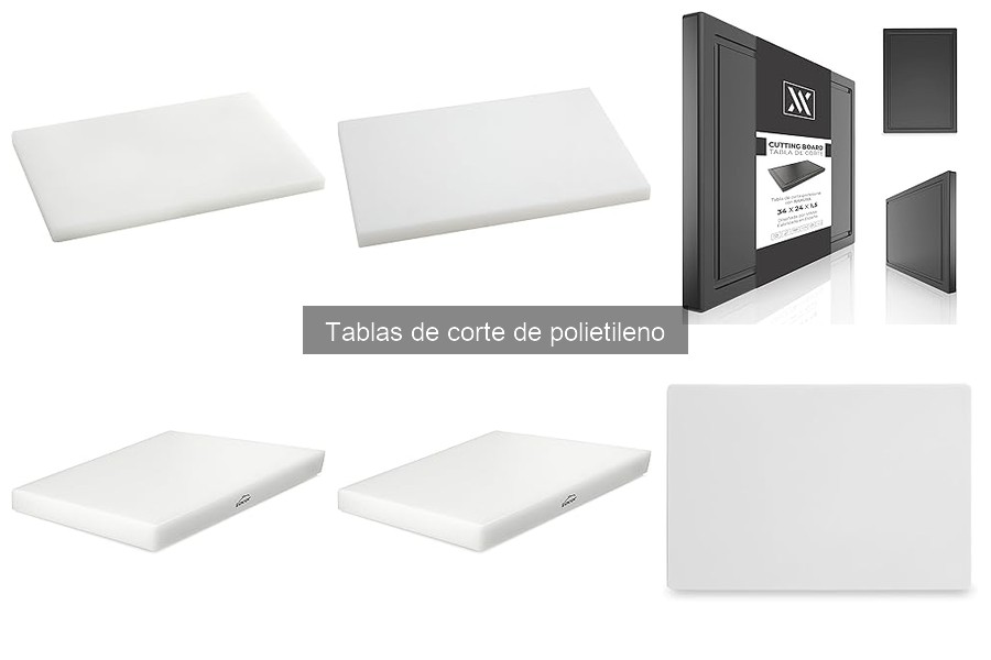 Diferencias entre tablas de corte de polietileno y madera