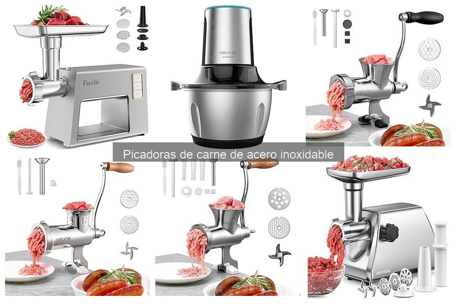 ¿Dónde comprar picadoras de carne de acero inoxidable?