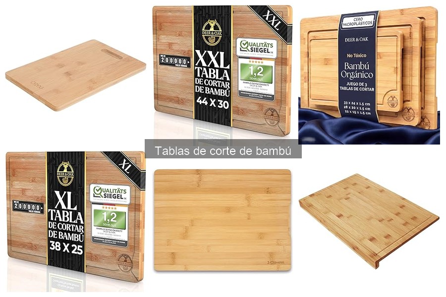 Dónde comprar tablas de corte de bambú de calidad