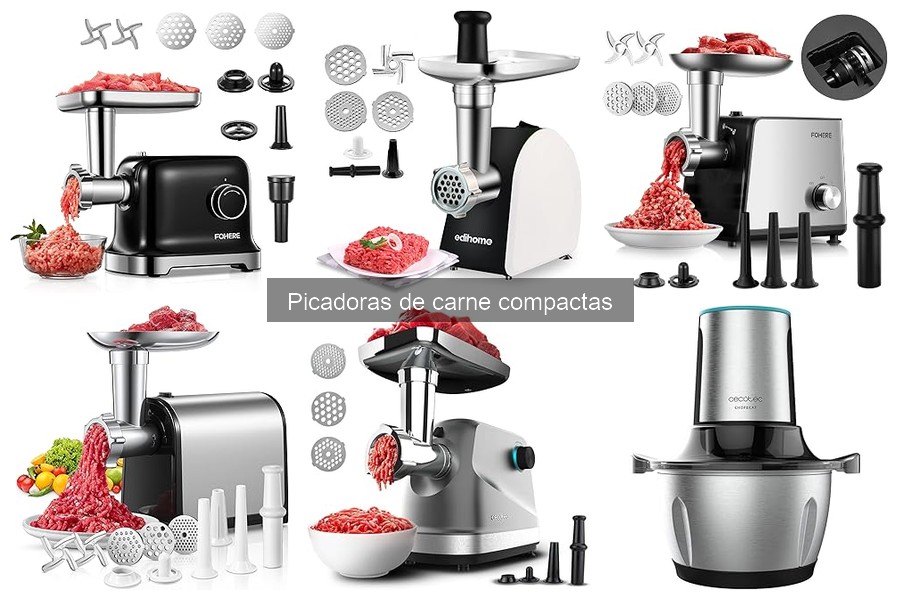 Errores comunes al comprar picadoras de carne compactas