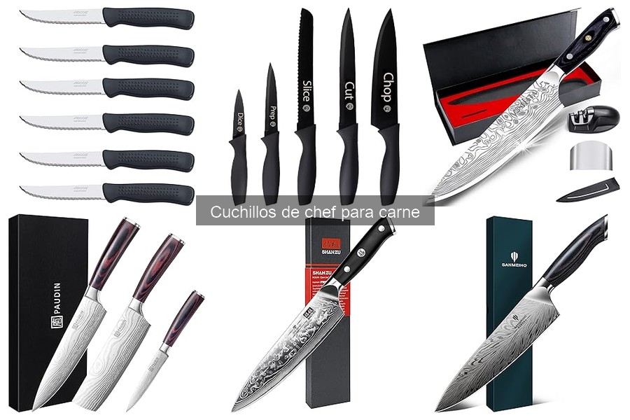 Guía de compra de cuchillos de chef para carne