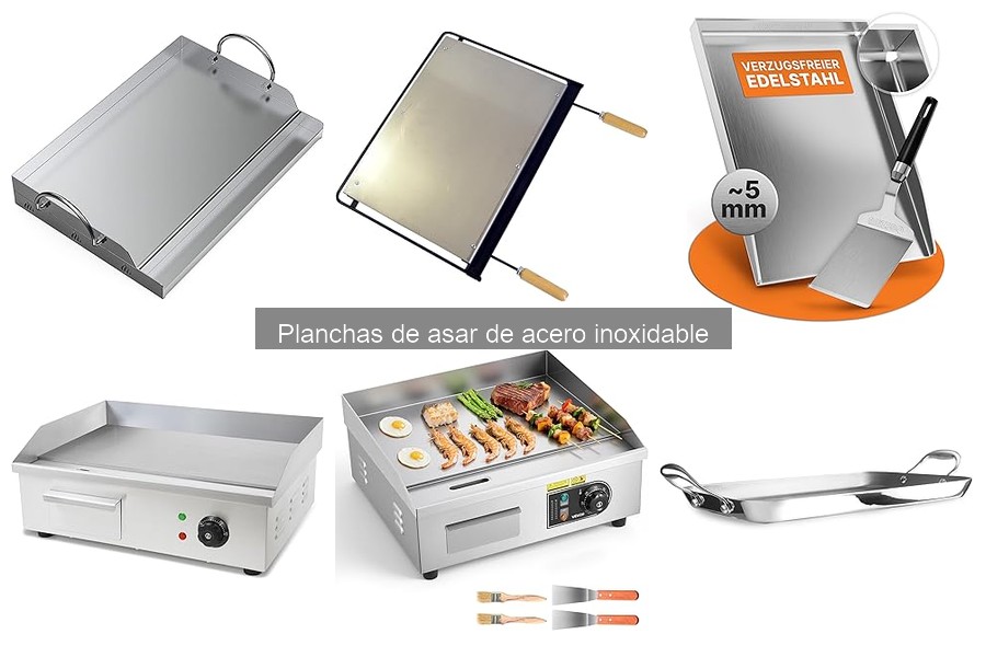 Guía de compra: Planchas de asar de acero inoxidable