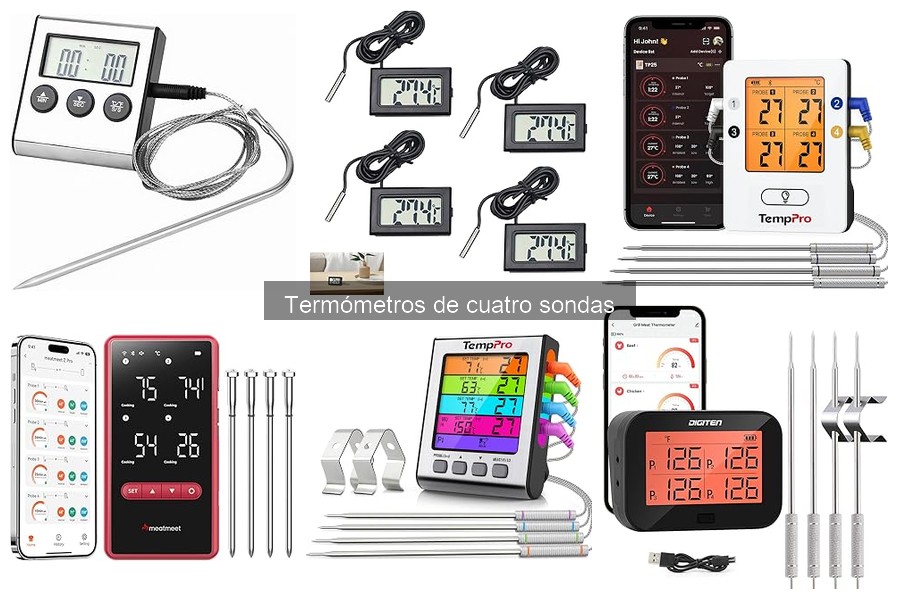 Guía para Elegir el Mejor Termómetro de Cuatro Sondas