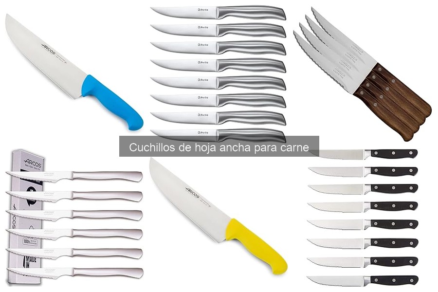 Mantenimiento y Cuidado de Cuchillos de Hoja Ancha para Carne