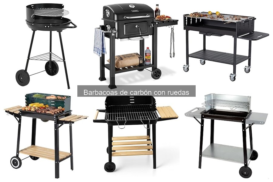 Mantenimiento y limpieza de barbacoas de carbón con ruedas