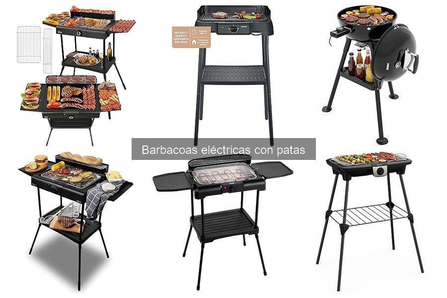 Mantenimiento y limpieza de barbacoas eléctricas con patas