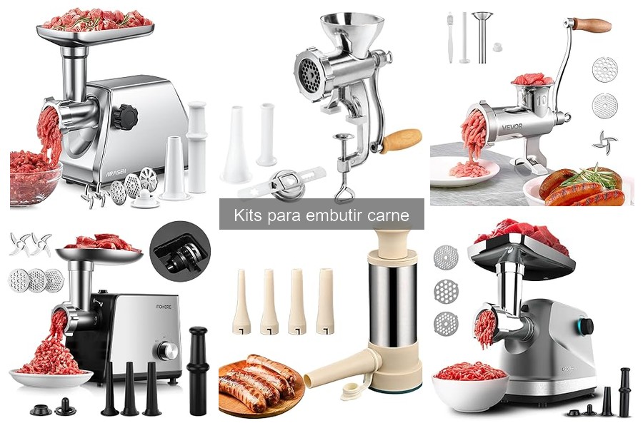 Mantenimiento y limpieza de kits para embutir carne