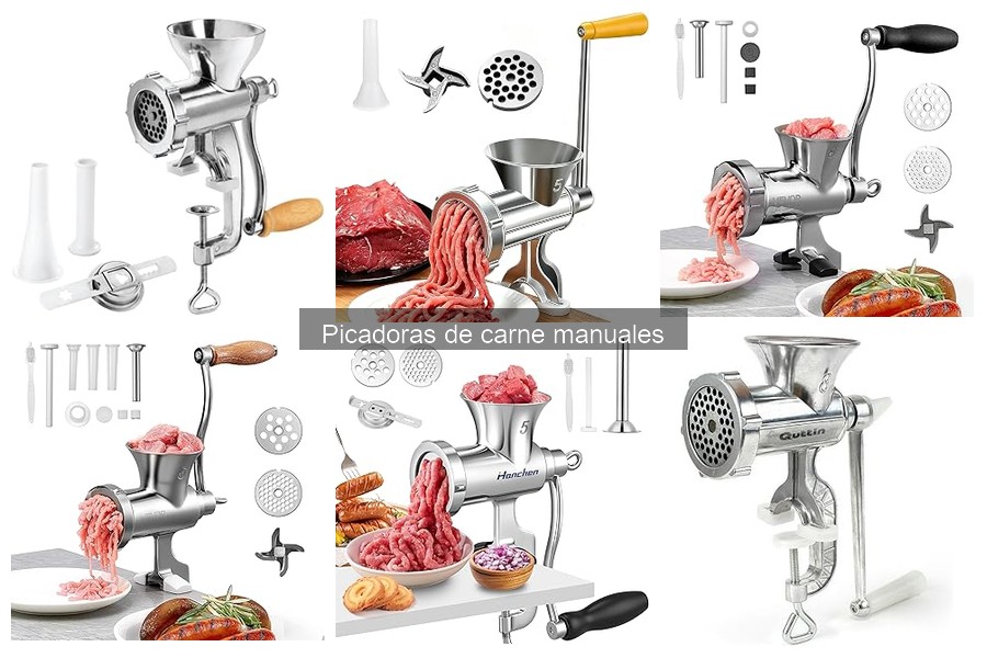 Mantenimiento y limpieza de picadoras de carne manuales
