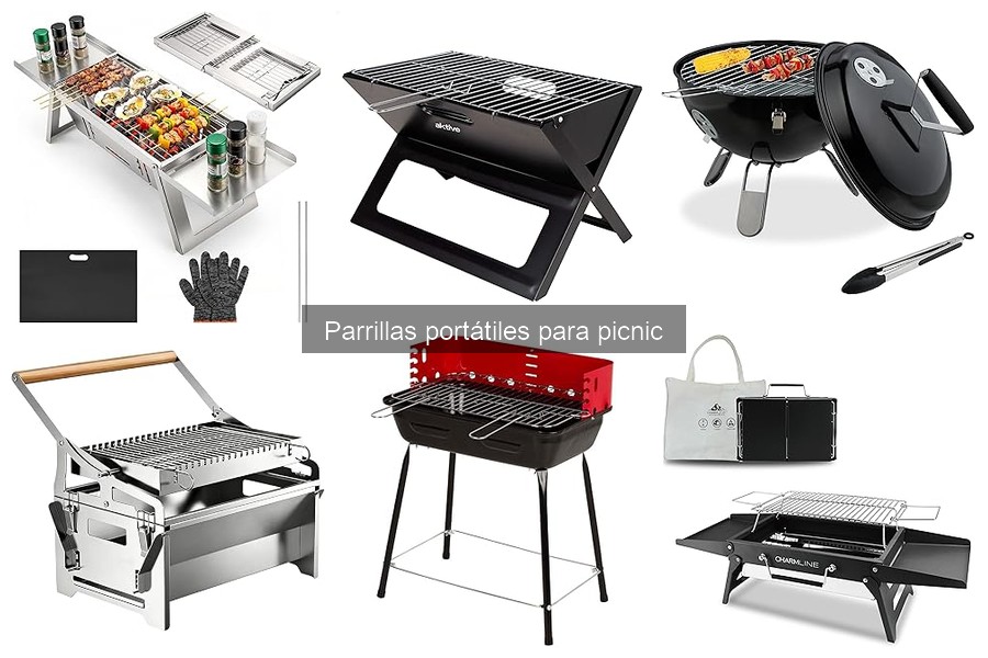 Mejores accesorios para parrillas portátiles en picnic