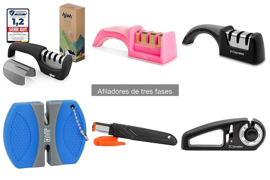 Mejores afiladores de tres fases para barbacoa y cocina