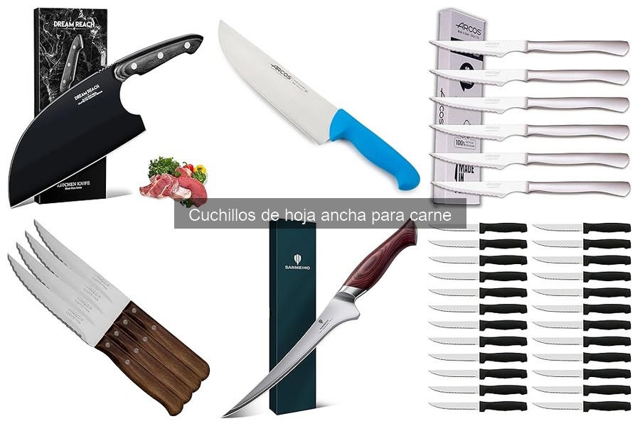 Mejores Cuchillos de Hoja Ancha para Asar Carne 2023
