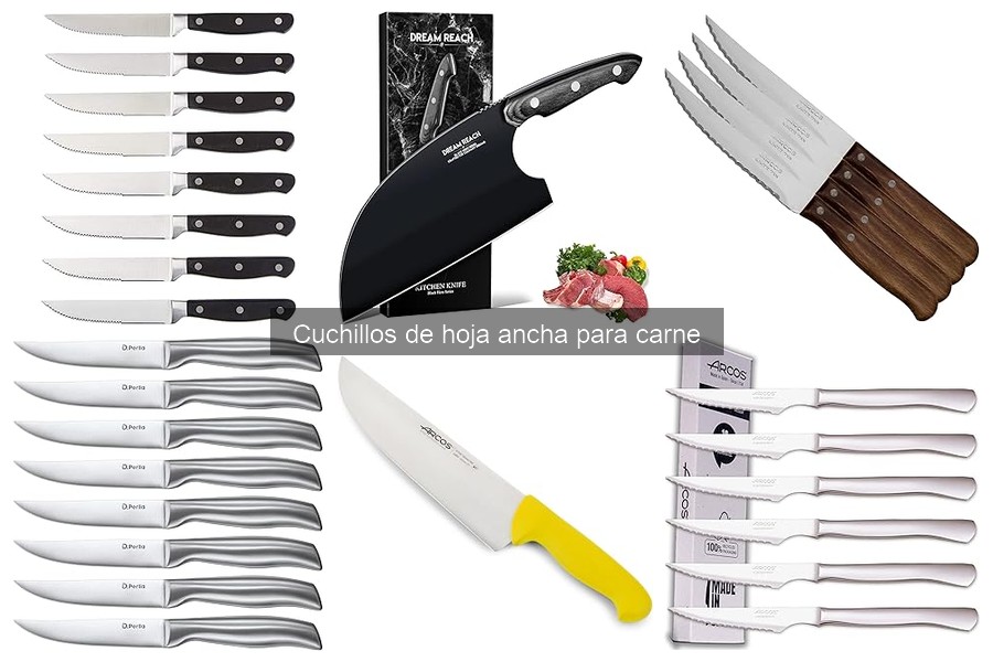 Mejores cuchillos de hoja ancha para barbecue (comparativa)