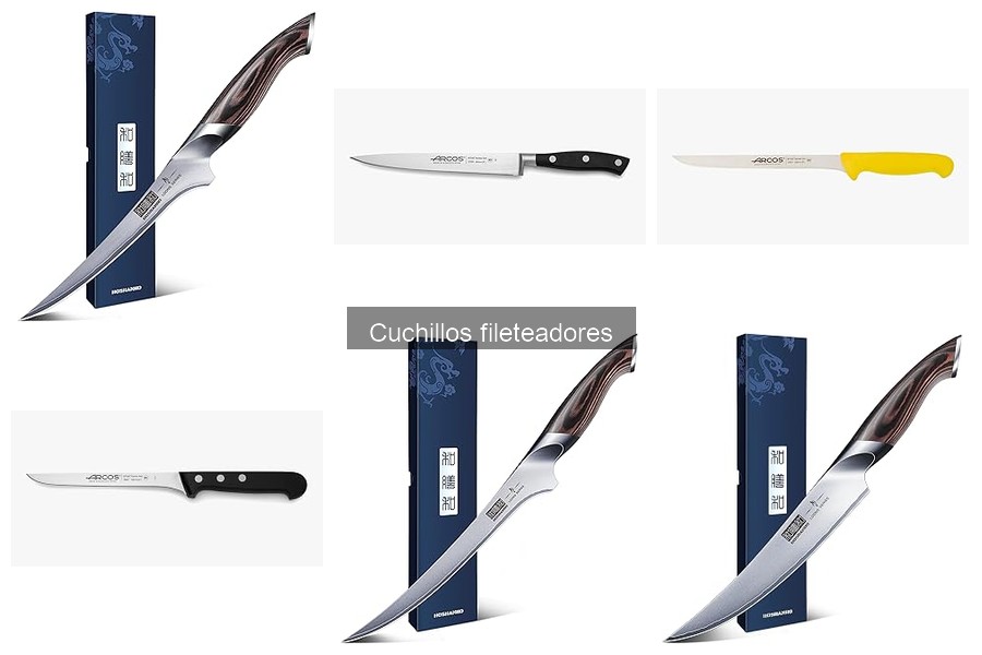 Mejores cuchillos fileteadores para principiantes en cocina