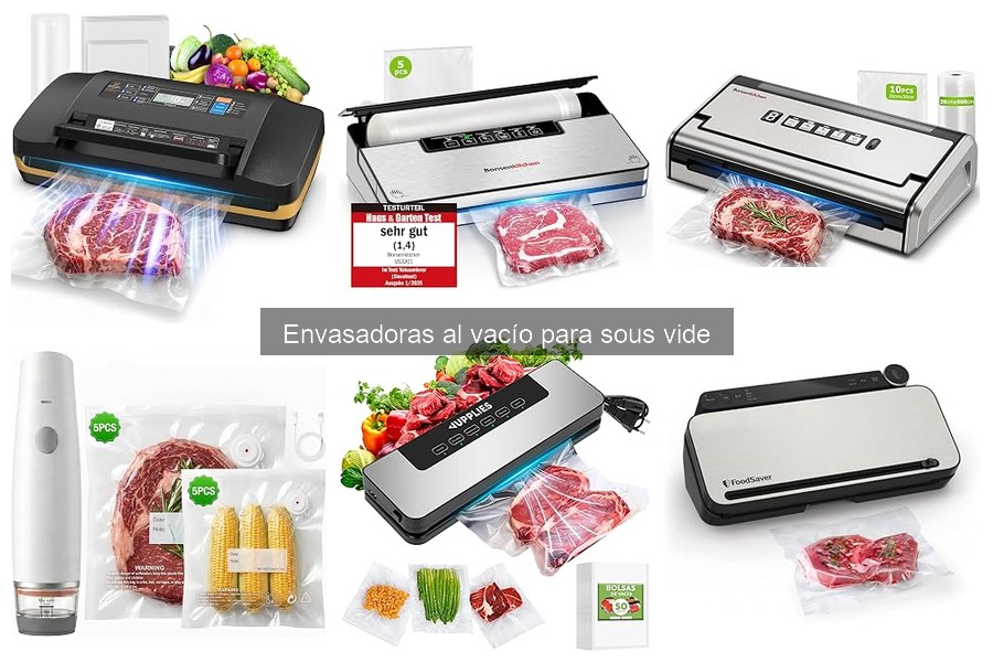 Mejores envasadoras al vacío para sous vide en 2023