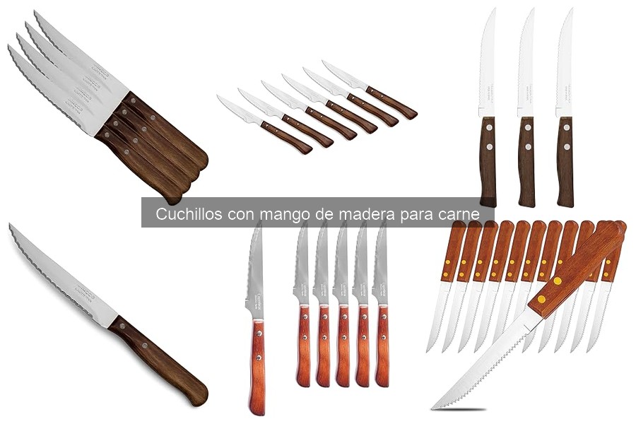 Mejores marcas de cuchillos con mango de madera para carne