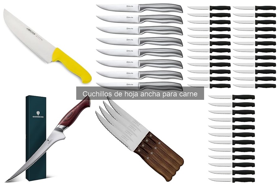 Mejores marcas de cuchillos de hoja ancha para carne