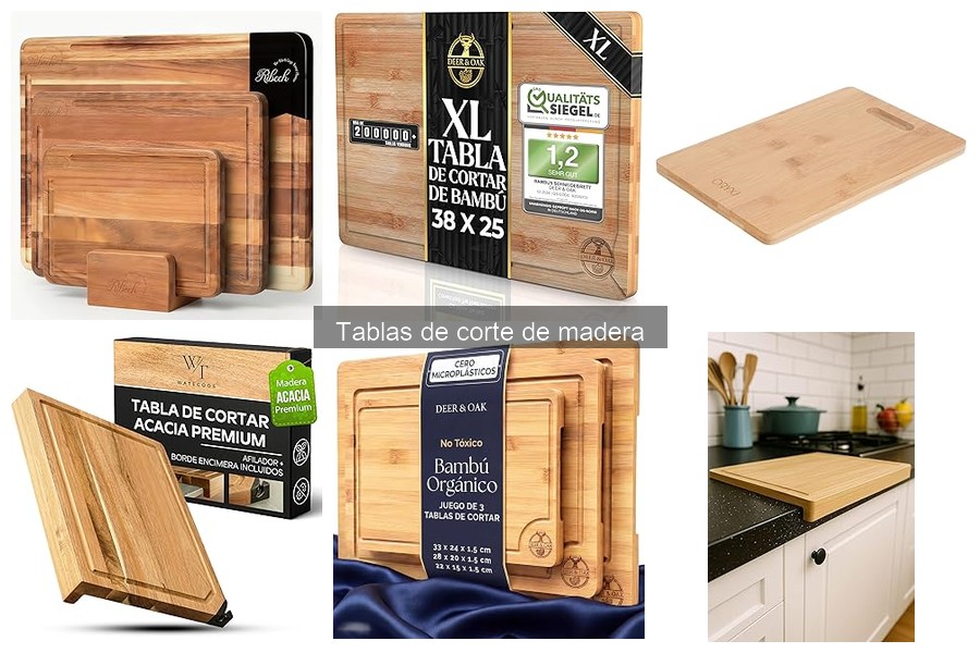 Mejores marcas de tablas de corte de madera para cocinar