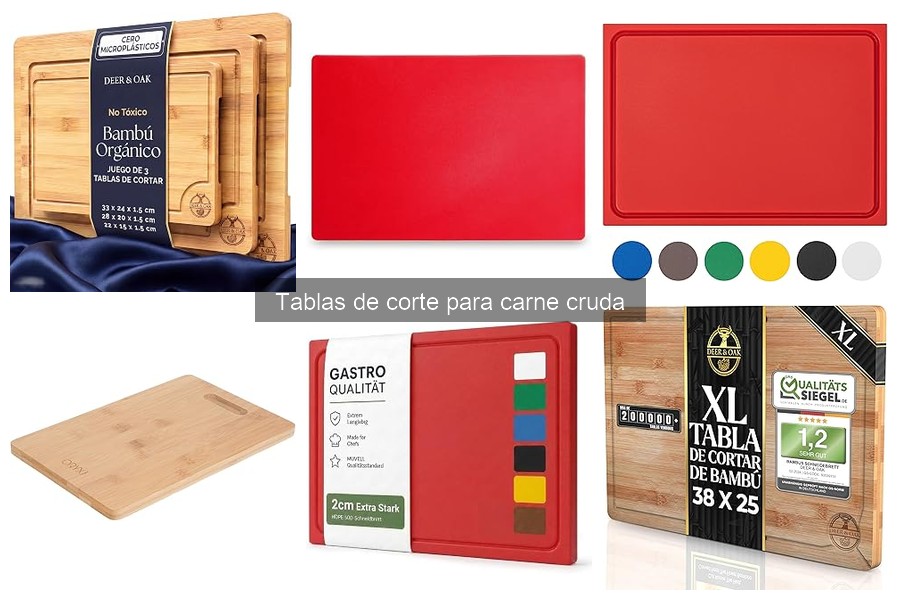 Mejores marcas de tablas de corte para carne cruda