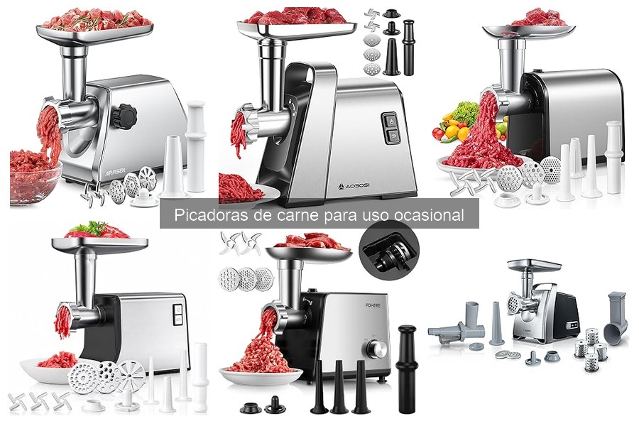 Mejores materiales en picadoras de carne y su calidad