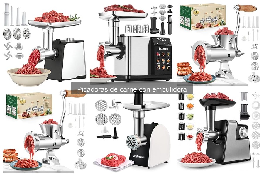 Mejores picadoras de carne con embutidora en 2023