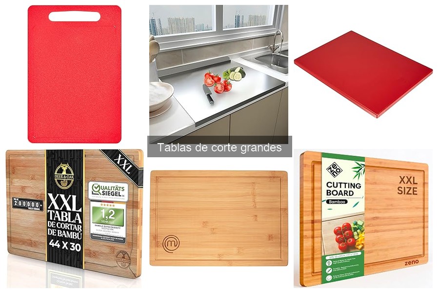 Mejores tablas de cortar grandes para chefs profesionales