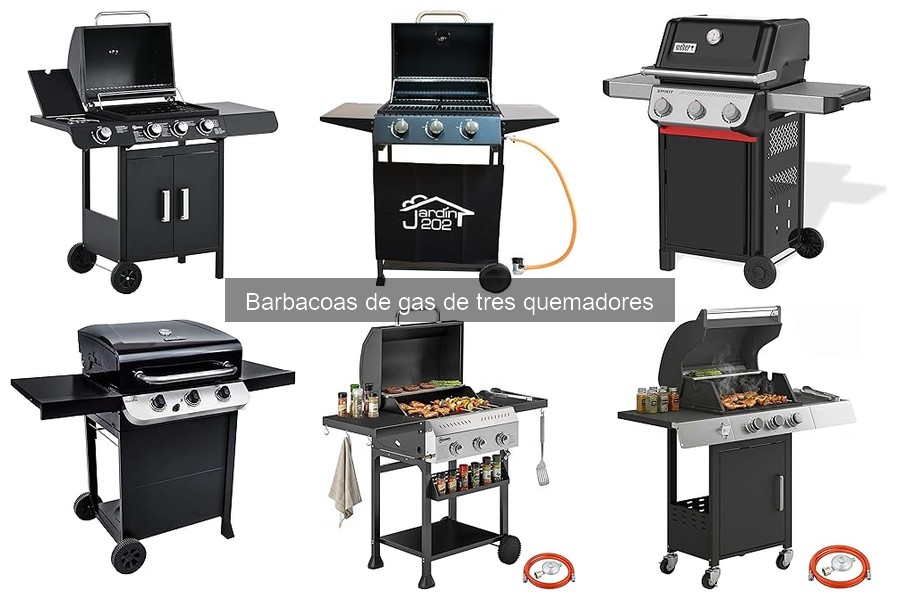 Opiniones de Barbacoas de Gas de Tres Quemadores