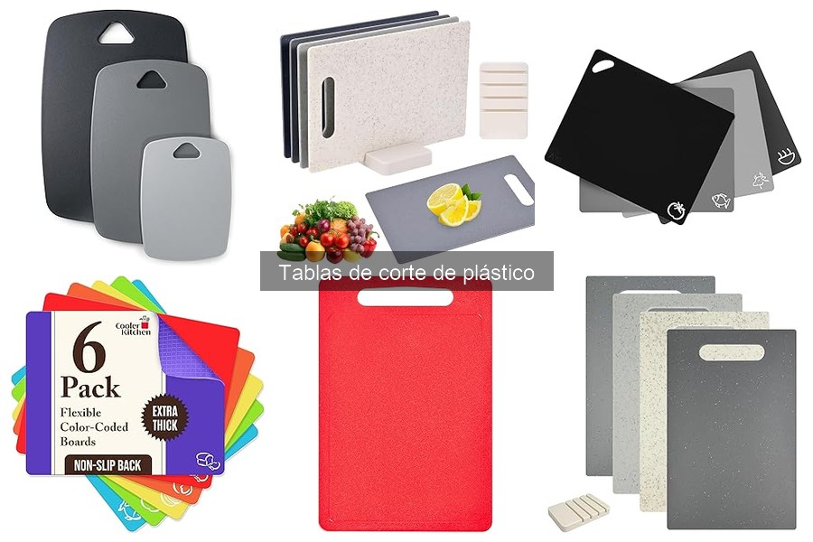Precios y opciones de tablas de corte de plástico en Amazon