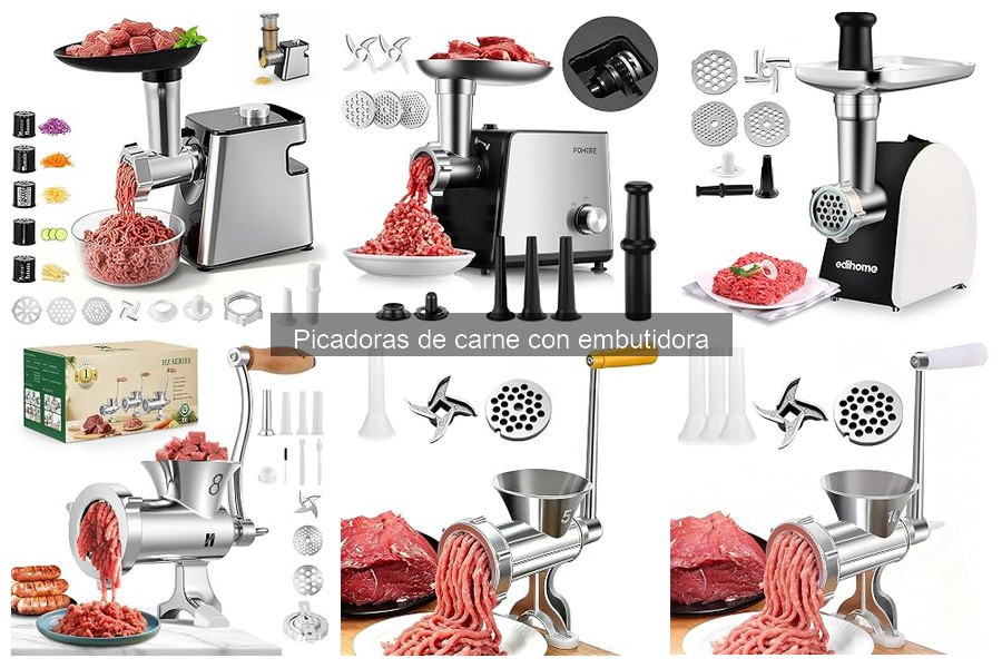 Problemas comunes al usar picadoras de carne con embutidora