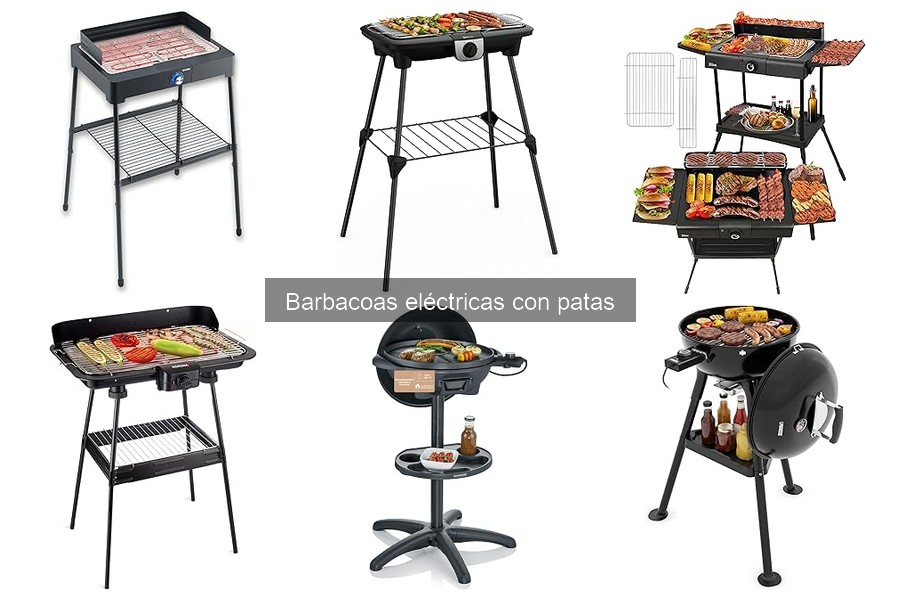 Problemas comunes con barbacoas eléctricas con patas y soluciones