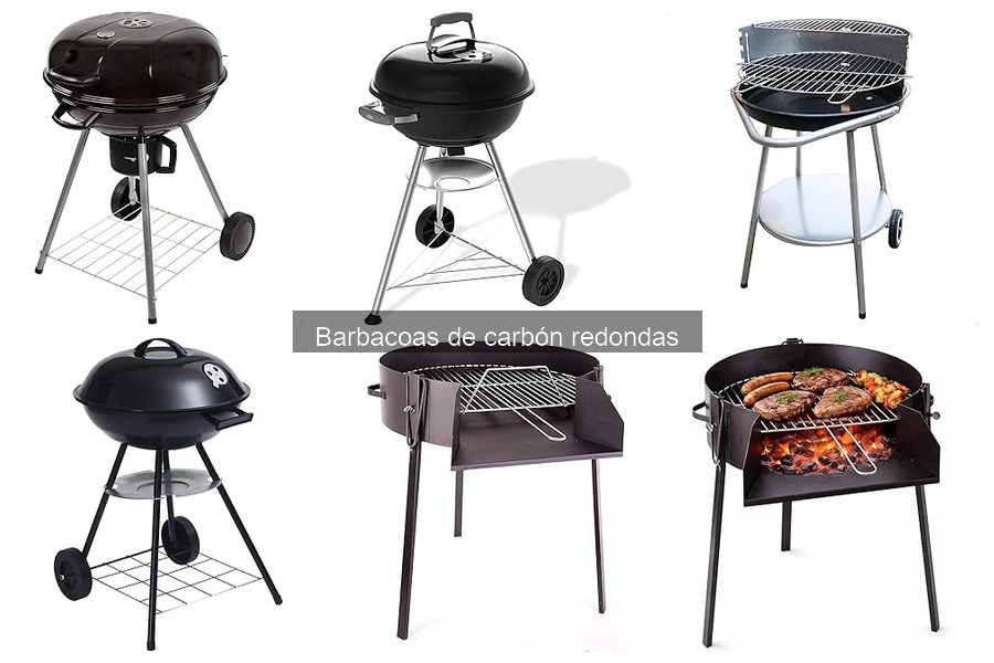¿Qué es una barbacoa de carbón redonda? Características y ventajas