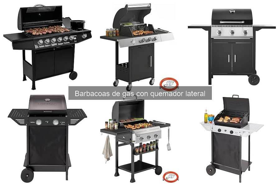 ¿Qué es una barbacoa de gas con quemador lateral?